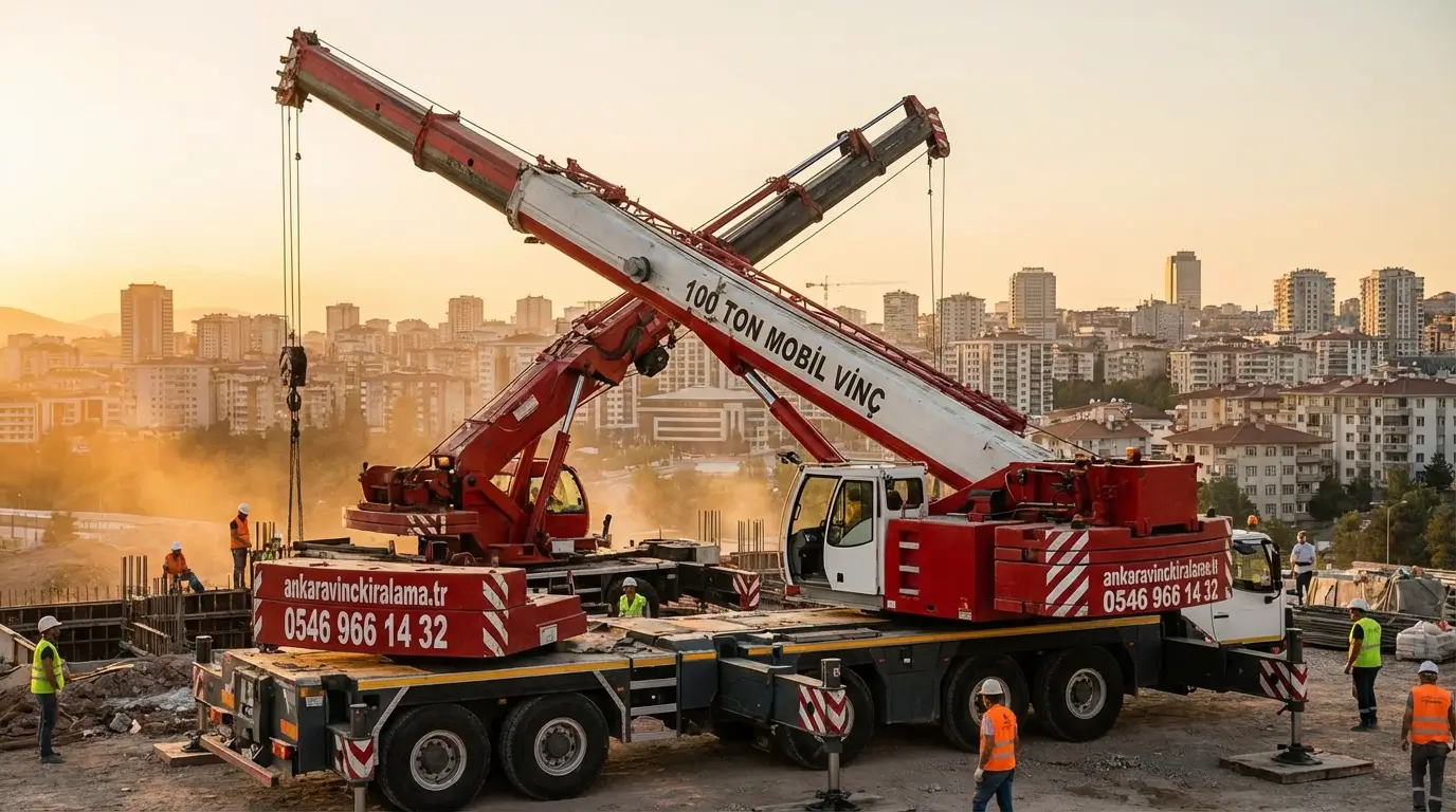 Ankara Mobil Vinç Kiralama
