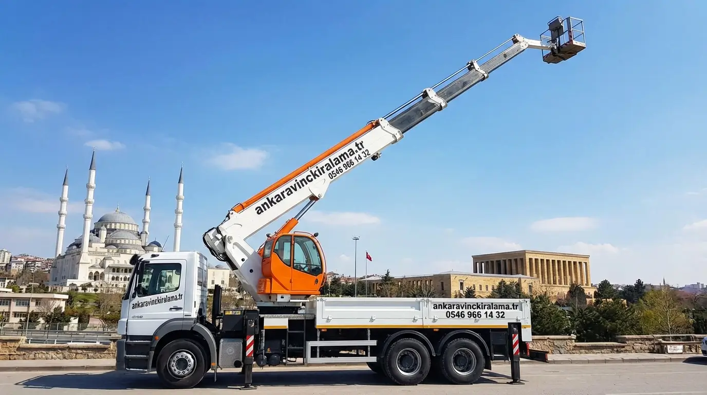 Ankara Sepetli Vinç 75 Metre