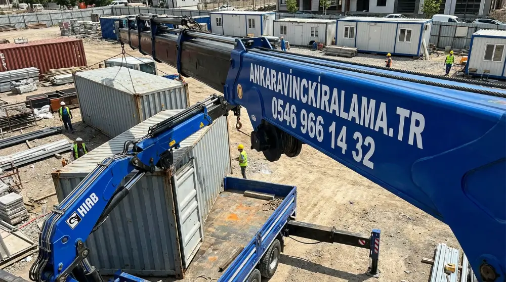 Hiyap Vinç Kiralama Konteyner Taşıma