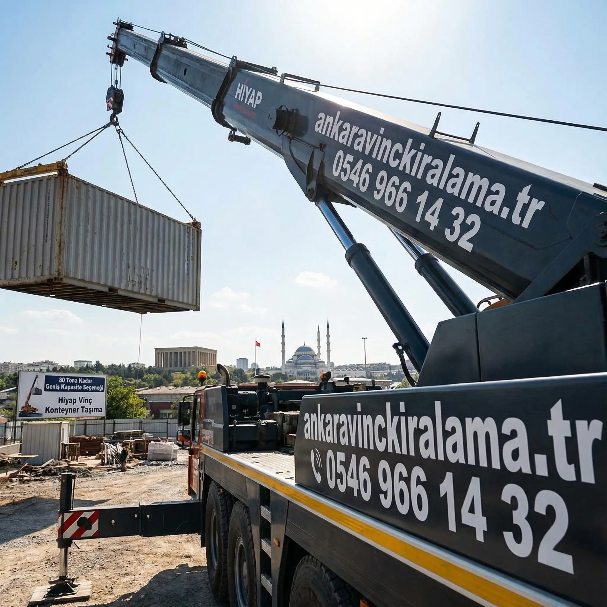 Hiyap Vinç Konteyner Taşıma