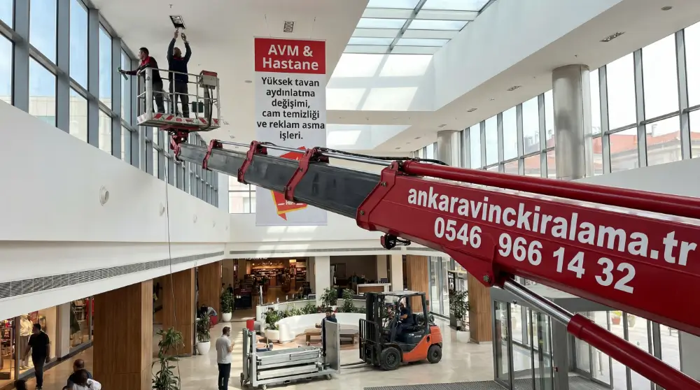 Manlift Kiralama AVM Hastane