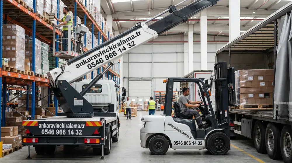 Manlift Kiralama Depo Lojistik