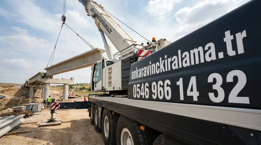 Köprü ve Altyapı Vinç Çalışmaları